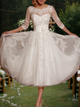 Women’s A-Line Wedding Dress | Midi
