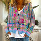 Women’s Floral Knit Cardigan | Button-Up