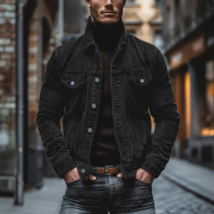 Guillermo - Men's Retro Corduroy Jacket