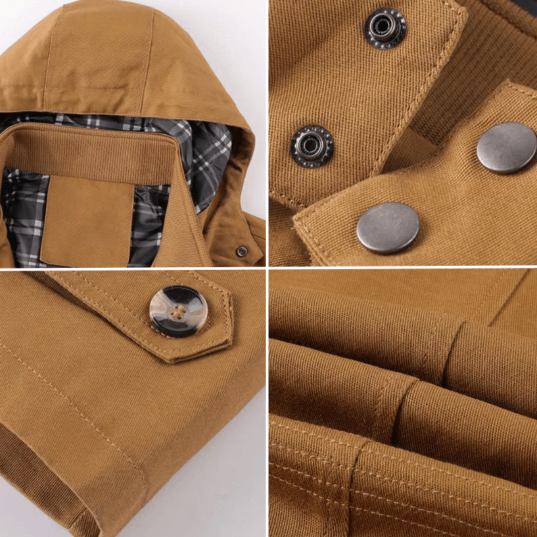 Antonio - Men's Insulated Waterproof Winter Jacket with Hood