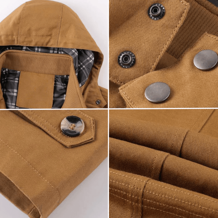 Antonio - Men's Insulated Waterproof Winter Jacket with Hood