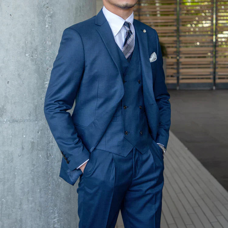 Fraser - 3-Piece Suit with Chest Pocket