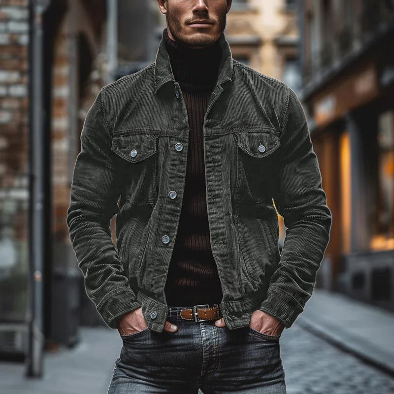Guillermo - Men's Retro Corduroy Jacket