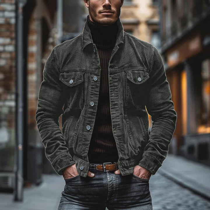 Guillermo - Men's Retro Corduroy Jacket
