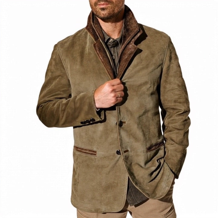 Hamza - Men's Classic Leather Jacket