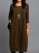 Women’s Long Sleeve Casual Dress | Midi