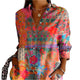 Women’s Floral Oversized Blouse | Button Down