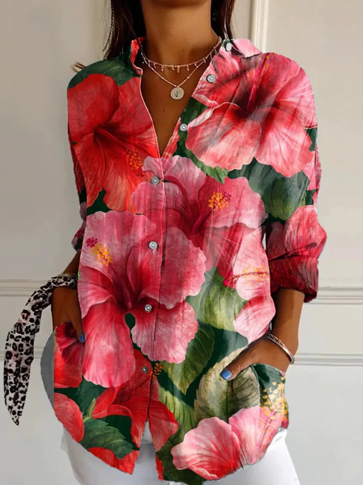 Women’s Printed Shirt | Button Up