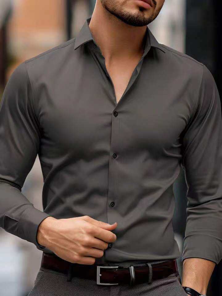 Men’s Tapered Shirt | Long Sleeve