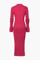 Women’s Long Sleeve Ribbed Dress | Maxi
