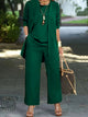 Women’s Elegant Three Piece Set | Wide Leg