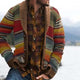 Men's Multicoloured Cardigan Sweater | Vintage Style