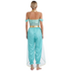 Women’s Princess Halloween Costume Jumpsuit | Off-Shoulder Harem Pants