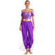 Women’s Princess Halloween Costume Jumpsuit | Off-Shoulder Harem Pants