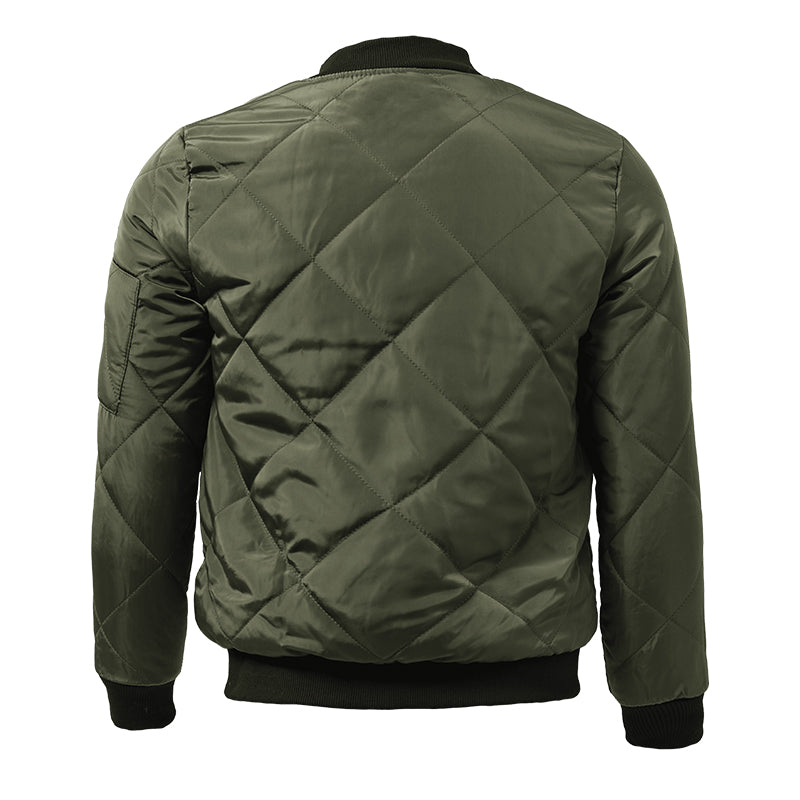 Gideon - Men's Insulated Stand-Up Collar Plain Thermal Jacket