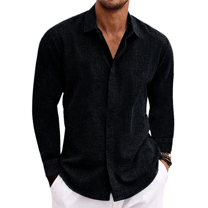 Axel - Casual loose long sleeve shirt