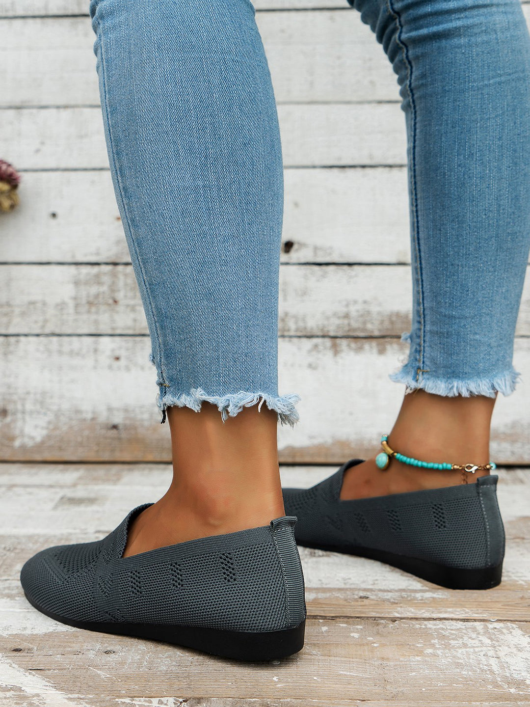 Women’s Orthopaedic Knit Slip-On Loafers | Lightweight