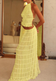 Women’s Halter Two Piece Set | Summer Maxi