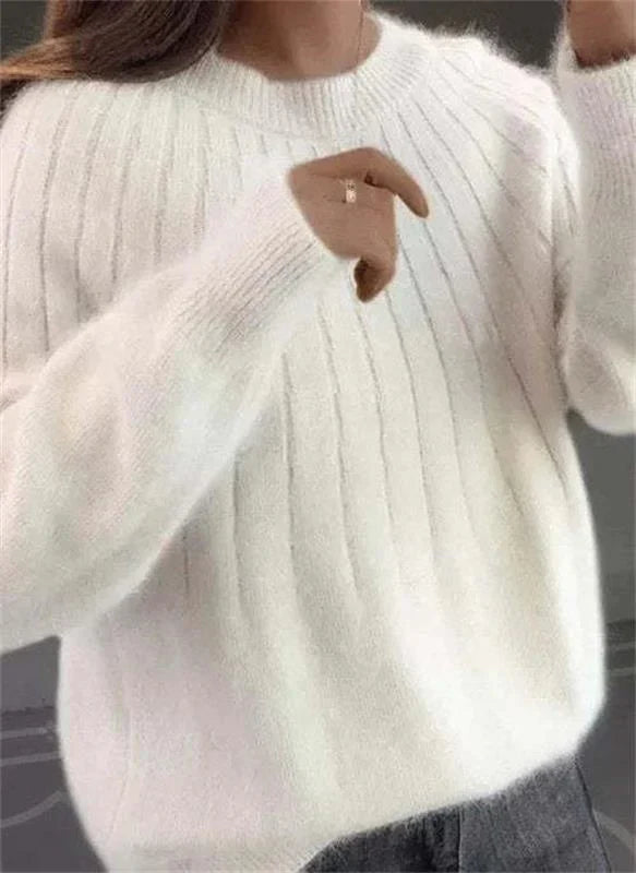 Women’s Ribbed Sweater | Long Sleeve
