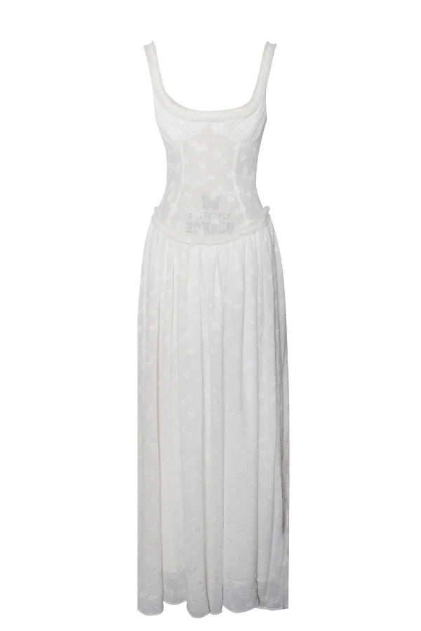 Women’s Corset Slit Dress | Maxi