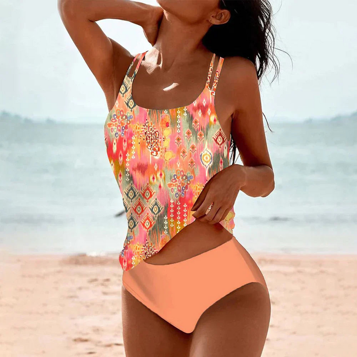 Josie | Women’s Boho Halter Swimsuit | One Piece