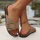 Women’s Slip-On Buckle Sandals | Flat