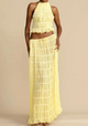 Women’s Halter Two Piece Set | Summer Maxi