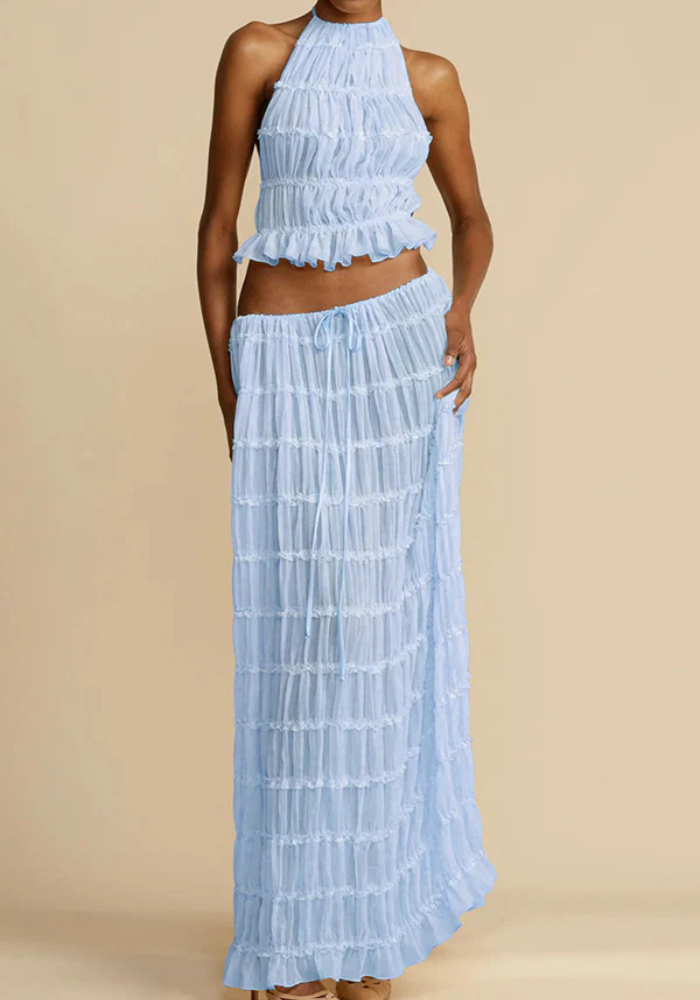 Veya | Women’s Halter Two Piece Set | Summer Maxi
