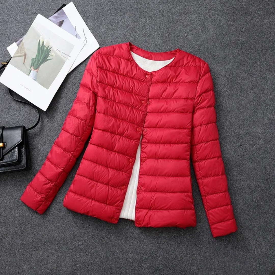 Women’s Puffer Jacket | Buttoned
