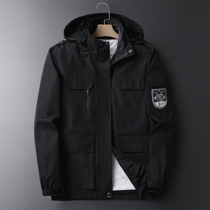 Men’s Outdoor Rain Jacket | Hooded
