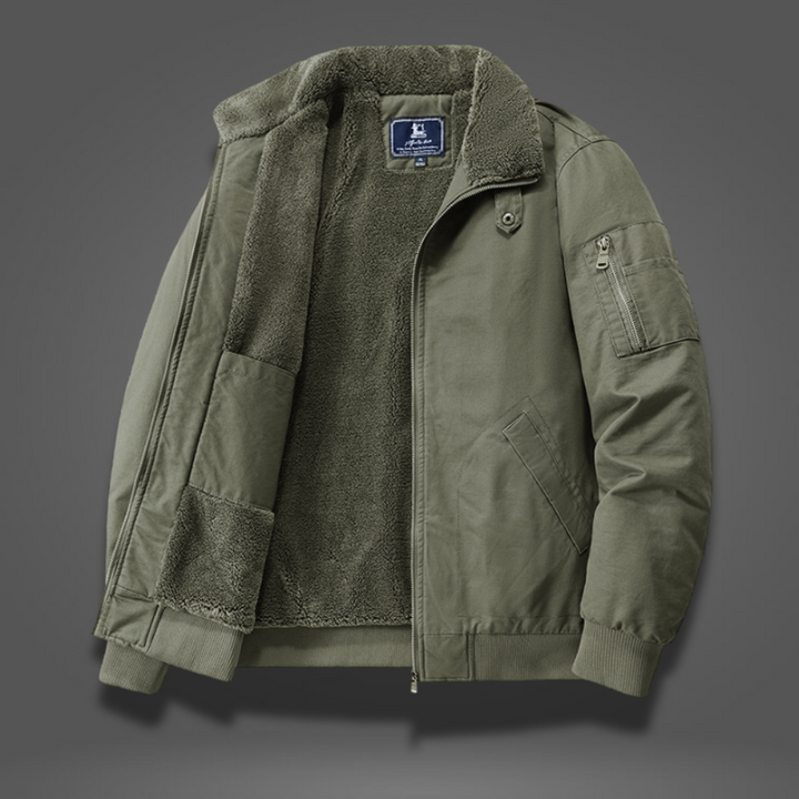 Men’s Winter Bomber Jacket | Fleece Lined