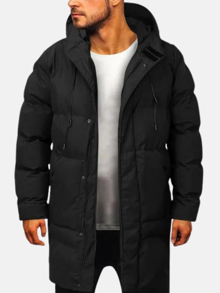 Joshua - Men's Hooded Long Waterproof Winter Coat
