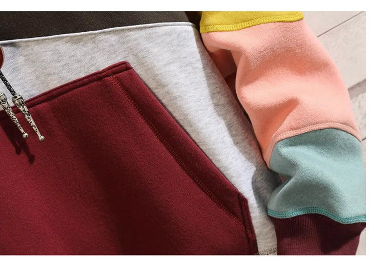 Men’s Colour Block Hoodie | Long Sleeve