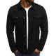 Men’s Buttoned Denim Jacket | Long Sleeve