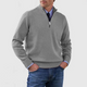 Men’s Quarter Zip Knit Jumper | Stand Collar