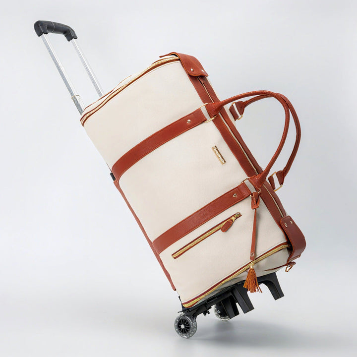 Carry-On Travel Bag with Optional Wheels | Wrinkle-Free & Water-Resistant