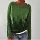 Women’s Printed Sweater | Crew Neck