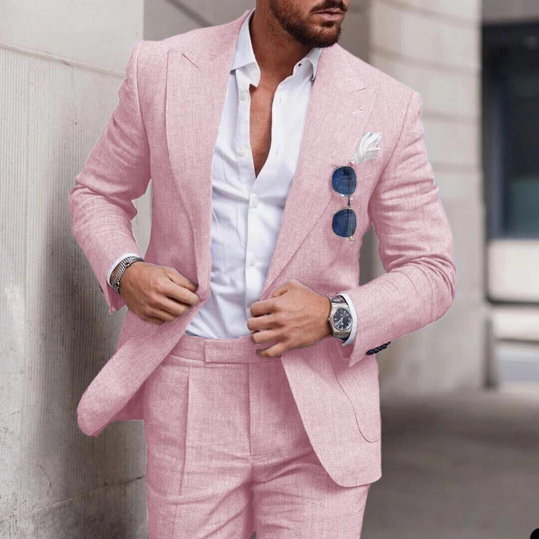 Stanley - Lightweight Linen Suit for Weddings