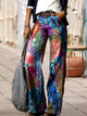 Women’s Wide Leg Trousers | Printed