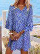 Women's V-Neck Casual Dress | Mini