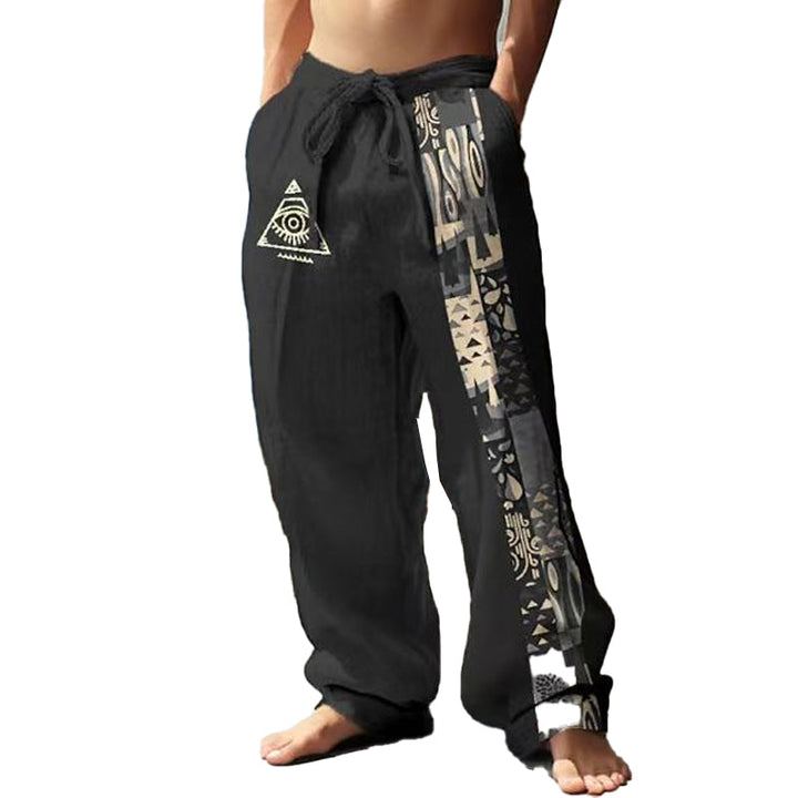 Gabriel - Men's Casual Pants with Contrast Stitch