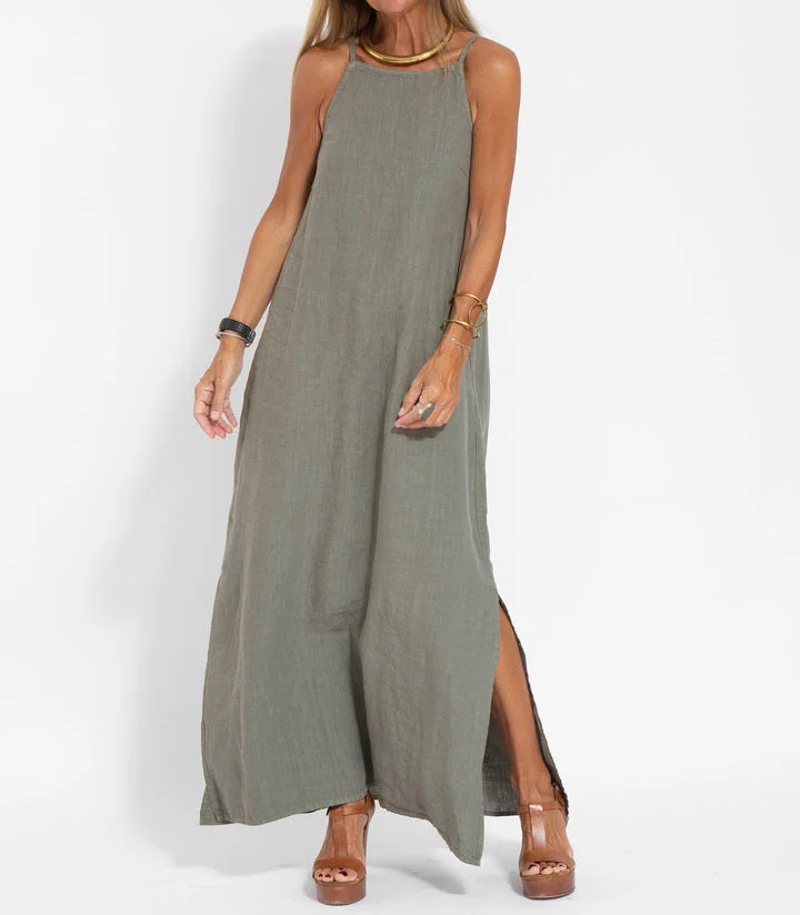 Women’s Sleeveless Maxi Dress | Flowy