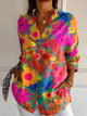 Women’s Printed Shirt | Button Up