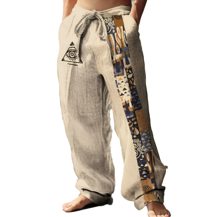 Gabriel - Men's Casual Pants with Contrast Stitch