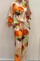 Women’s Wide Leg Two-Piece Set | Artistic Print