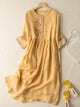 Women’s Embroidered Midi Dress | Loose Fit