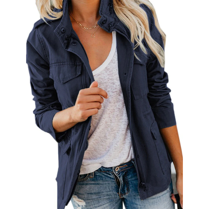 Women’s Zip-Up Hooded Jacket | Casual