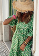 Women’s Summer Puff Sleeve Dress | Midi