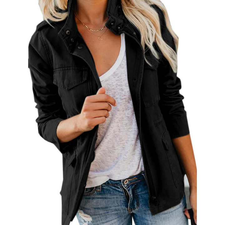 Women’s Zip-Up Hooded Jacket | Casual