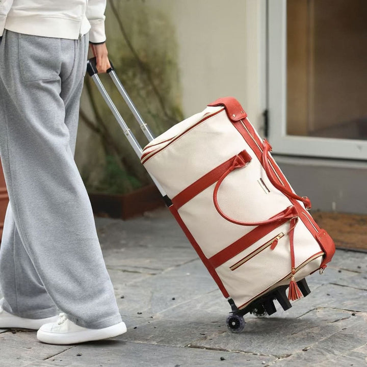 Carry-On Travel Bag with Optional Wheels | Wrinkle-Free & Water-Resistant